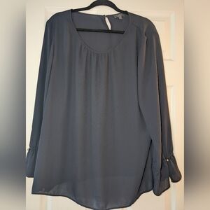 The Limited Slate Gray Blouse